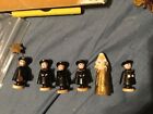 Vintage german Wood Retro Erzgebirge Set