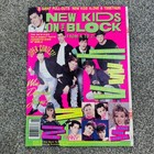 5 New Kids On The Block Magazines A-z Holiday Photo Album Color Pinups Scrapbook
