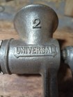 Manual Meat Grinder Made In Usa Vintage Heavy Duty Number Two Hand Crank