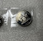 Trinidad   Tobago  1 Dollar 1974 And 1975 Proof Dollar Coins