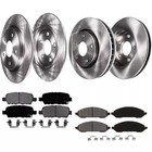 For 2007 - 2013 Nissan Altima Front Rear Disc Rotors Ceramic Brakes Pads Kit