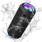 Portable Bluetooth Speaker  Ipx7 Waterproof  Wireless  Deep Bass  30h Playtime 