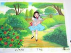 Journey Back To Oz 1972 Dog Filmation Original Animation Production Drawing Cel