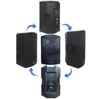2x 15  4000w Active Powered Pa Speakers 2-way Karaoke  Bluetooth Tws Djs Speaker