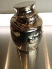 Vintage Towle Silver Plated Snowman Ice Bucket With Liner And Tongs