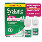 Ultra Lubricant Eye Drops  Artificial Tears For Dry Eye  Twin Pack  10-ml Each