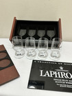 Laphroaig Single Islay Malt 4 Stemmed Glass Boxed Set Rare