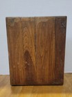 Antique Colonial Style Distressed  Teak Wood Writing Box