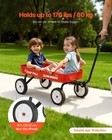 Vevor Pull-along Wagon For Kids 176lb Load Capacity Utility Wagon Cart For Kids