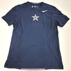 Nike Dallas Cowboys Shirt Men s Large Blue Dri-fit Hypercool Euc Blue Star Logo