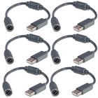 6 12pc Usb Breakaway Dongle Cable Cord Adapter For Xbox 360 Pc Wired Controller