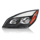 For 2018-2022 Freightliner Cascadia Halogens Black Housing Headlights Headlamps