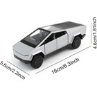 1 32 Scale Tesla Pickup Truck Alloy Car Model     Diecast Metal With Sound   Light