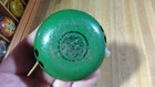 1 Vintage Duncan Dark Green Tin Whistling Yoyo 60 s rare 
