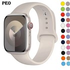 For Apple Watch Series 11 10 9 8 7 6 Se 40 41 42 44 45 46mm Silicone Strap Band