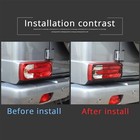 Fit 2x Black Rear Tail Light Guard Coverd Grills For Mercedes G W463 2007-2018