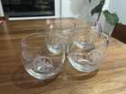 Vintage American Airlines Roly Poly Glasses Aa Logo Set Of 4 From 1962-1967
