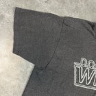 Vintage Doctor Who T Shirt Mens Medium  tagged L  Black Faded Distressed Usa 80s