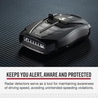 Cobra Rad 480i Laser Radar Detector  Long Range Detection  Bluetooth  Black