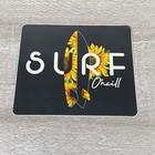 O   neill Surf Sunflower Sticker Vinyl Decal Surfboard Floral Design 3x3   