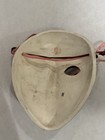 Vintage Art Clay Face Mask 1987 Mardi Gras Music Notes Wall Decor