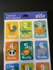 12 Baby Boy Month Stickers- Sticko- Theme Stickers- New