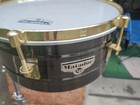 Used Lp Latin Percussion Matador 14 15 Brush Nickel Timbales W stand - Very Good