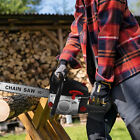 52cc Gas Powered Chainsaw With 20   Guide Bar Saw Chain 2-stroke Engine Cut Wood