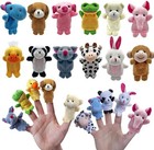 12 Pcs Finger Puppets Set Mini Stuffed Animals Finger Puppet For Storytelling   