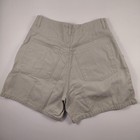 Vintage 90s Womens Carolina Blues High Rise Mom Khaki Chino Size 4 Shorts Preppy