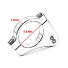 Black Motorcycle Steering Damper Mounting Clamp Bracket 54mm For Yamaha Kawasaki