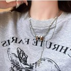 Vintage Camera Necklace  Women s Collarbone Chain  High-end Design  Niche Neckla