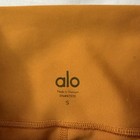 Alo Yoga 3  High-waist Airlift Shorts Small Burnt Orange Gym Train Workout Biker