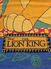 Vintage Disney Lion King Simba Bath Sheet Towel Franco 100  Cotton Large 30x60