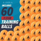 Joola Training 3 Star Table Tennis Balls 12  60  Or 120 Pack - Orange