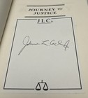 Signed Johnnie Cochran Jr  Journey To Justice Book 1st Ed  Print 1996 Hc Dj Oj