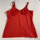 Ruby Ribbon Camisole Shaper Women   s Band Size 42 Rustic Red Style 1867 Nwot 