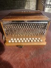Hohner  2 Row Accordion Button Box Accordian Made In Germany Keys Of C And F