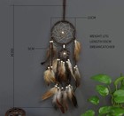 Handmade Feather Dream Catcher Boho Wall Hanging Decor Kids Bedroom Ornament