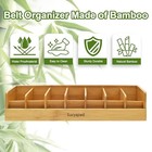 Belt Organizer Compartments Belt Organizer For Closet And Drawer  Belt 7 Wooden