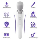 Magic Wand Massager Vibration  Christmas Gift For Women Men  Handheld  White 