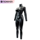 Roanyer Black Glossy Serpentine Texture D-cup Silicone Bodysuit For Halloween
