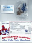 Rare 1982 Marvel Comics Aim Toothpaste Spider-man Club   Necklace Marvelmania 