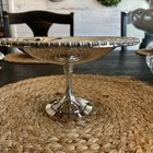 Vintage Oneida Silversmiths Silver Plated Footed Pedestal Candy Nut Dish Compote