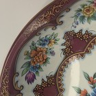 Vtg 1971 Daher Decorated Ware Floral Round Tin Bowl Tray Made In England 10   