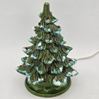 Vintage Nowell Mold Ceramic Christmas Tree 9   Inches Light Up Tree