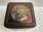 Antique Rare Tin Coronation 1902 Of King Edward Vii And Queen Alexandra
