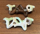 Vtg Mcm Holland Mold Elf Pixie Ceramic Figurines Shelf Sitters Christmas