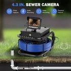 Sewer Camera 4 3 In Lcd Monitor 100ft 30m Hd Drain Pipe Inspection Camera 32gb