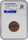 1864 Two Cent Piece Large Motto Ms63rb Anacs